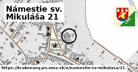 Námestie sv. Mikuláša 21, Krakovany, okres PN