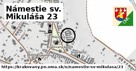 Námestie sv. Mikuláša 23, Krakovany, okres PN