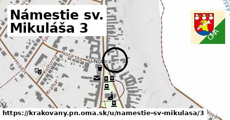 Námestie sv. Mikuláša 3, Krakovany, okres PN