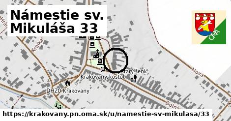 Námestie sv. Mikuláša 33, Krakovany, okres PN