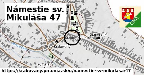 Námestie sv. Mikuláša 47, Krakovany, okres PN