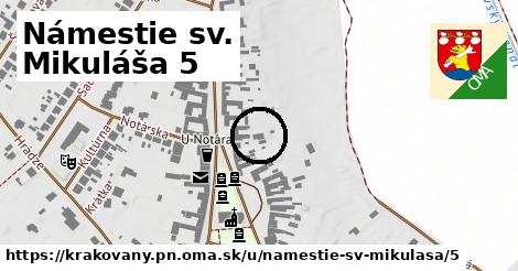 Námestie sv. Mikuláša 5, Krakovany, okres PN