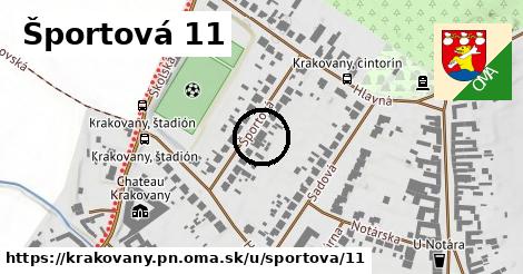 Športová 11, Krakovany, okres PN