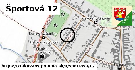 Športová 12, Krakovany, okres PN