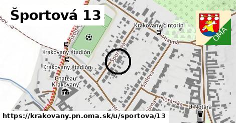 Športová 13, Krakovany, okres PN