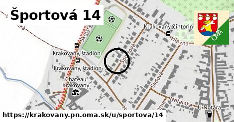 Športová 14, Krakovany, okres PN