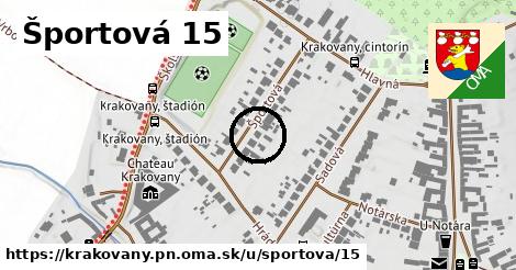 Športová 15, Krakovany, okres PN