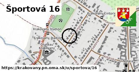 Športová 16, Krakovany, okres PN