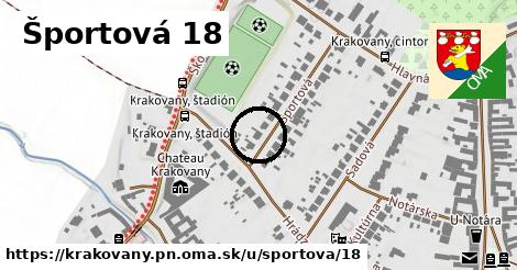 Športová 18, Krakovany, okres PN