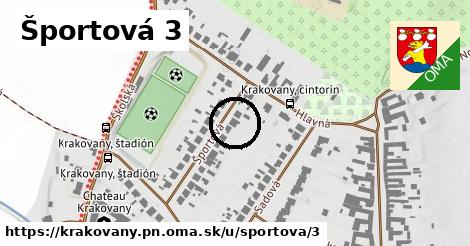 Športová 3, Krakovany, okres PN