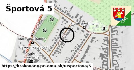 Športová 5, Krakovany, okres PN