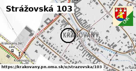 Strážovská 103, Krakovany, okres PN