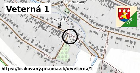 Veterná 1, Krakovany, okres PN