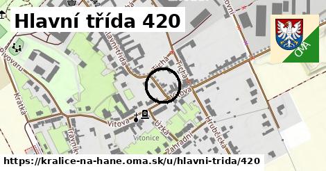 Hlavní třída 420, Kralice na Hané