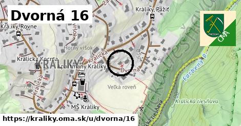 Dvorná 16, Králiky