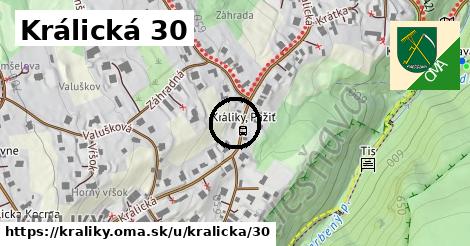 Králická 30, Králiky