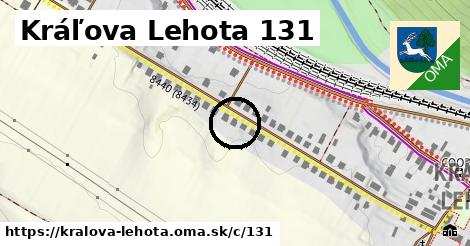 Kráľova Lehota <span class="supisne">131</span>