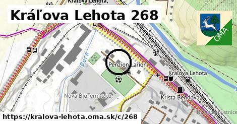 Kráľova Lehota <span class="supisne">268</span>