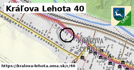 Kráľova Lehota <span class="supisne">40</span>