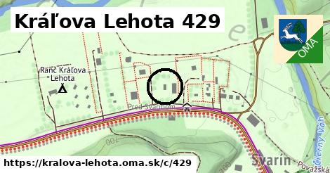 Kráľova Lehota <span class="supisne">429</span>