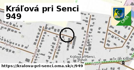 Kráľová pri Senci <span class="supisne">949</span>