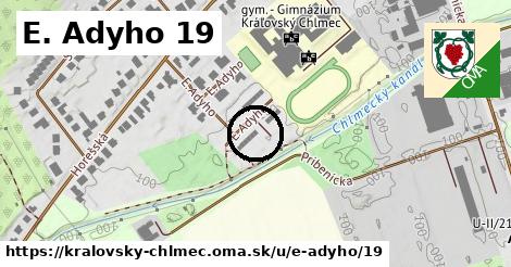 E. Adyho 19, Kráľovský Chlmec