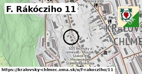 F. Rákócziho 11, Kráľovský Chlmec