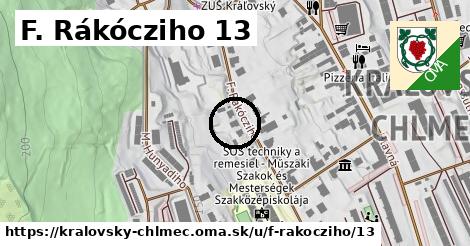 F. Rákócziho 13, Kráľovský Chlmec