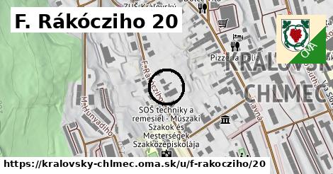 F. Rákócziho 20, Kráľovský Chlmec