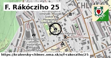 F. Rákócziho 25, Kráľovský Chlmec