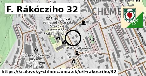 F. Rákócziho 32, Kráľovský Chlmec