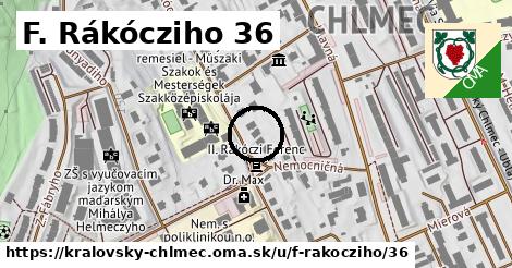 F. Rákócziho 36, Kráľovský Chlmec