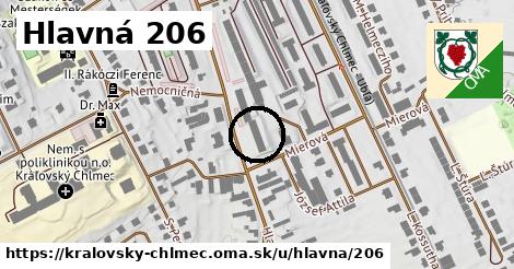 Hlavná 206, Kráľovský Chlmec