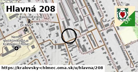 Hlavná 208, Kráľovský Chlmec