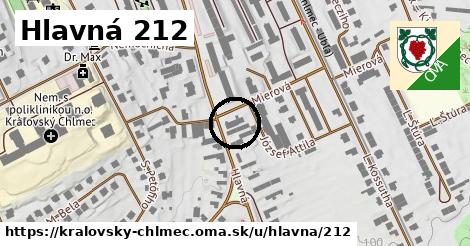 Hlavná 212, Kráľovský Chlmec