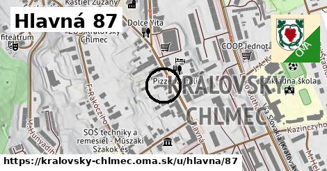 Hlavná 87, Kráľovský Chlmec