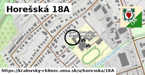 Horešská 18A, Kráľovský Chlmec