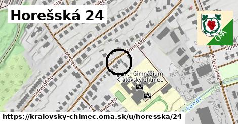 Horešská 24, Kráľovský Chlmec