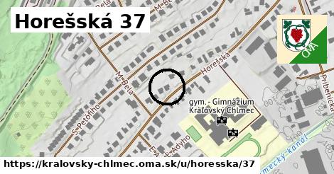 Horešská 37, Kráľovský Chlmec