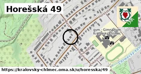 Horešská 49, Kráľovský Chlmec