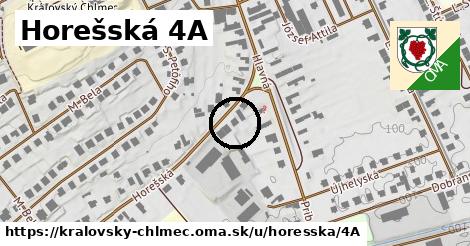 Horešská 4A, Kráľovský Chlmec