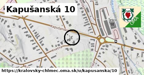Kapušanská 10, Kráľovský Chlmec