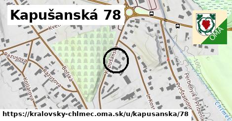 Kapušanská 78, Kráľovský Chlmec