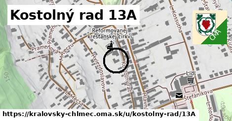 Kostolný rad 13A, Kráľovský Chlmec