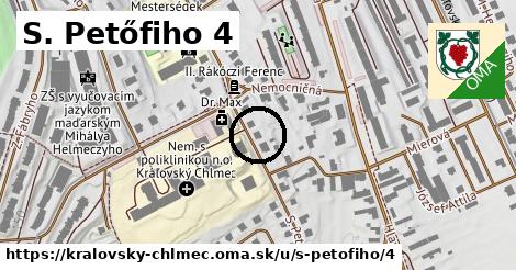 S. Petőfiho 4, Kráľovský Chlmec