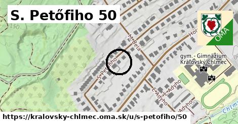 S. Petőfiho 50, Kráľovský Chlmec