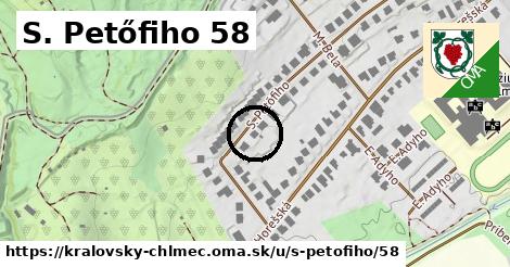 S. Petőfiho 58, Kráľovský Chlmec