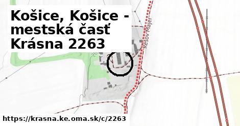 Košice, Krásna <span class="supisne">2263</span>