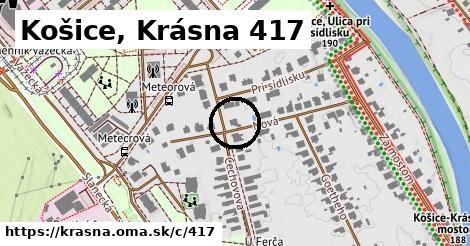Košice, Krásna <span class="supisne">417</span>