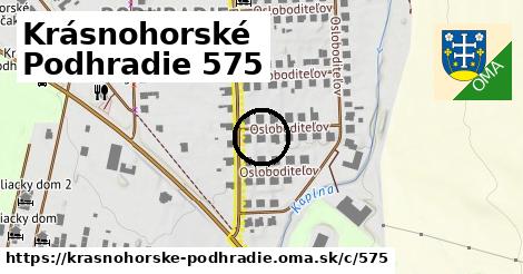 Krásnohorské Podhradie <span class="supisne">575</span>